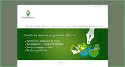 Desktop Screenshot of ecoescritura.com